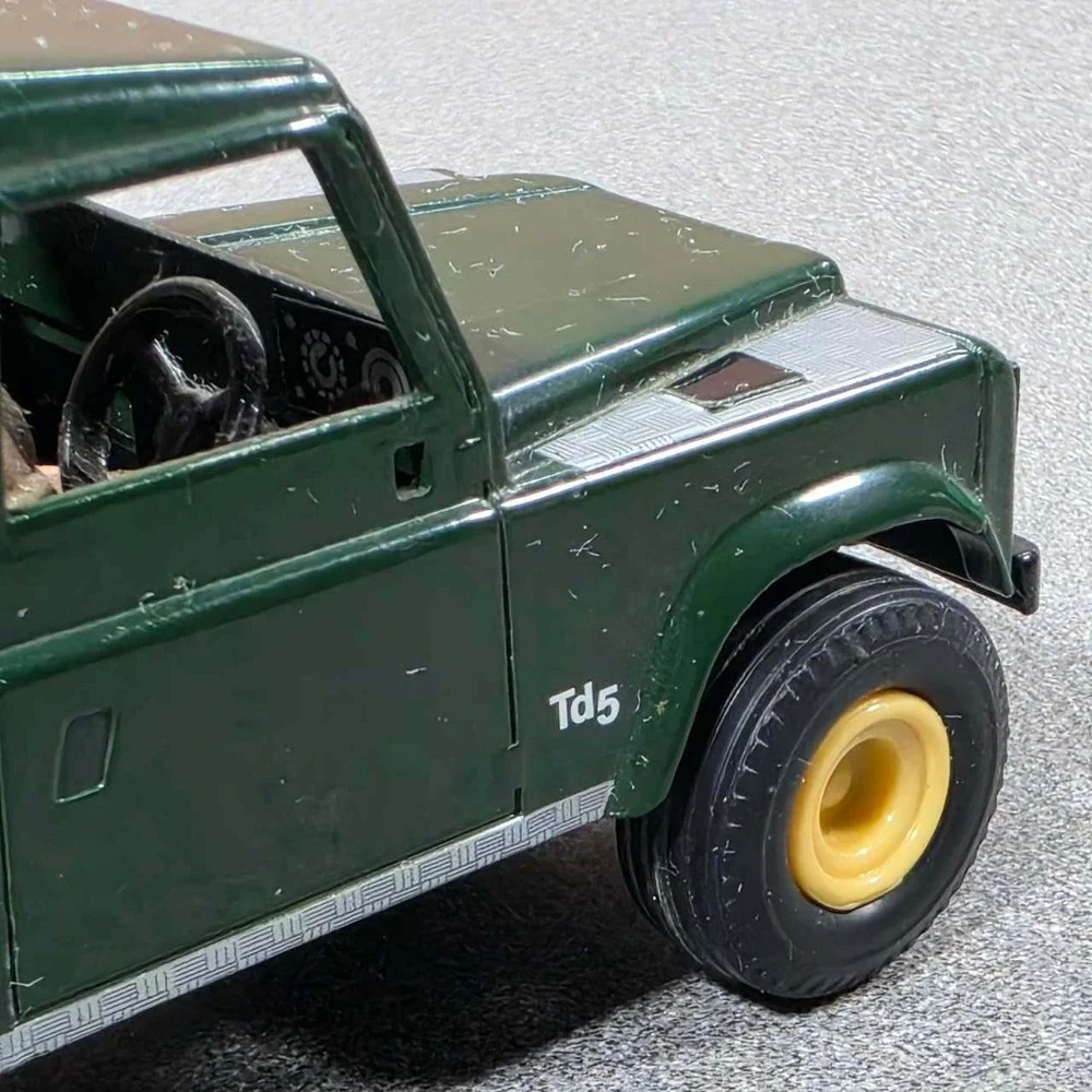 Britains Land Rover Defender 90 Td5 Pickup Truck Green RARE